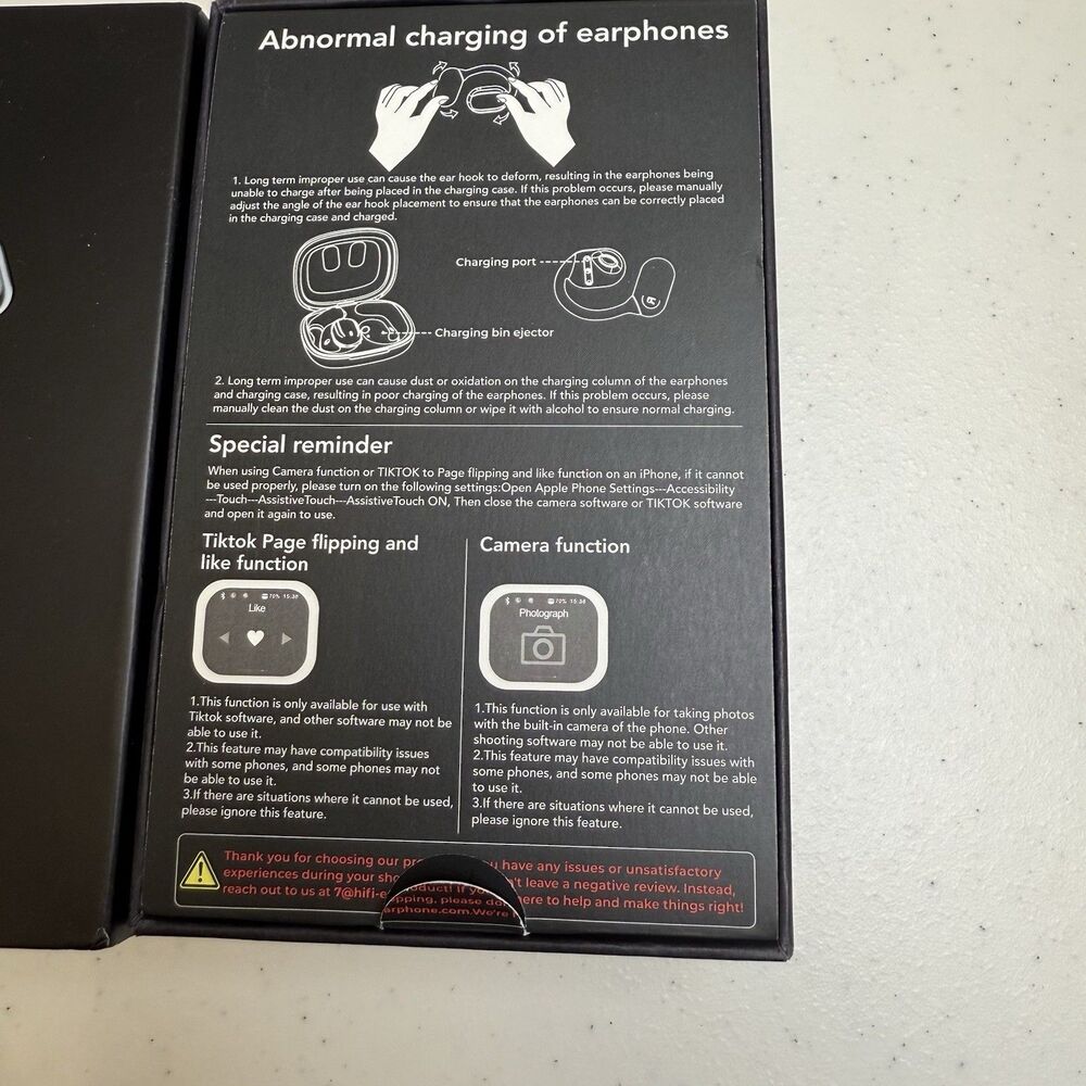 Wireless Earbuds Bluetooth Translation Miniso Translate Lightweight HD Voice - Picture 5 of 6